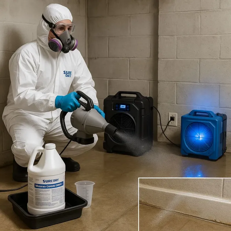 Sanitization and Odor Removal process in Red Oak, TX